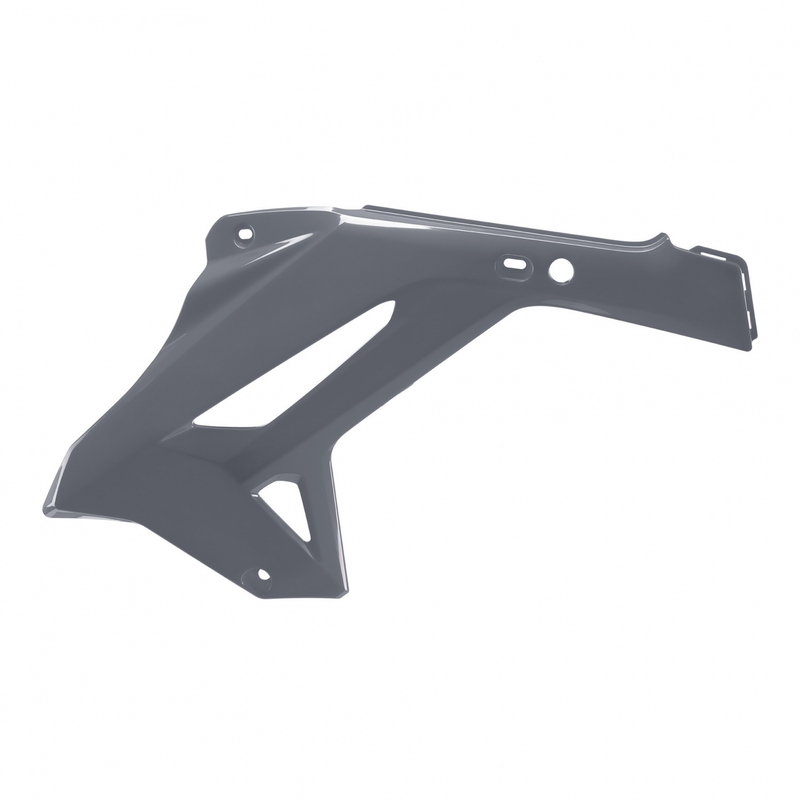 Radiator Scoops POLISPORT restyling Nardo Grey részére HONDA CR 125 R 2002-2007, HONDA CR 250 R 2002-2007