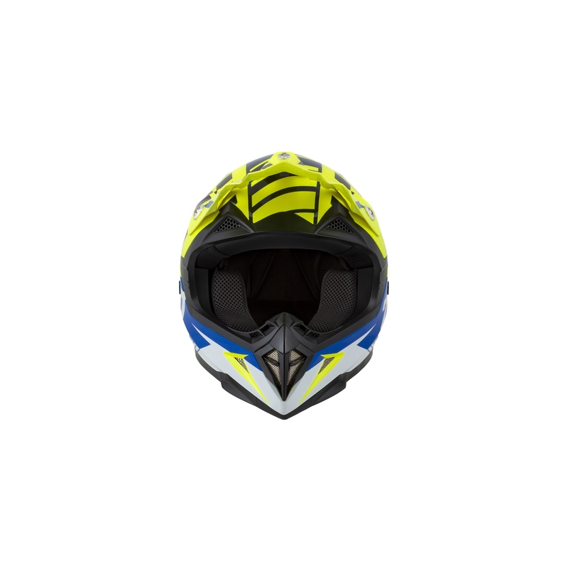 ZED X1.9D gyerek motocross bukósisak kék-fluo sárga-fekete-fehér