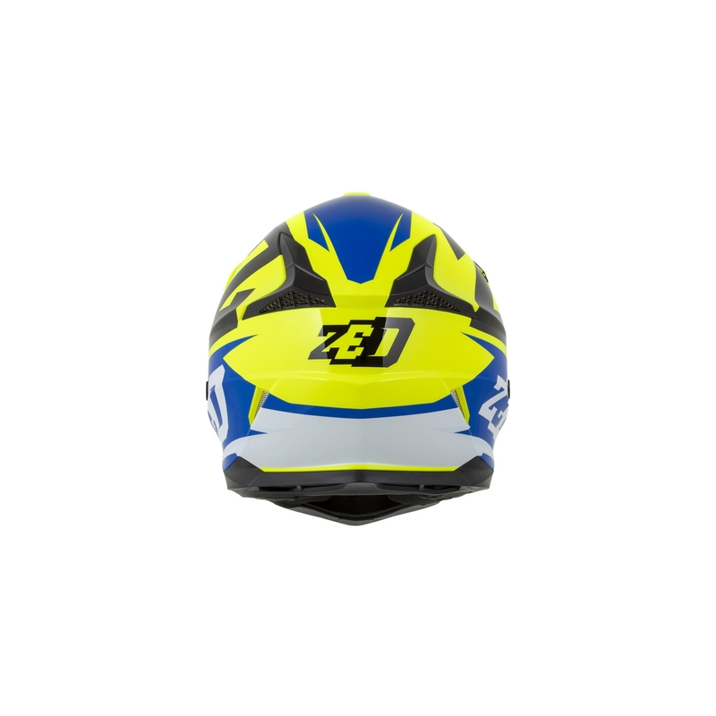 ZED X1.9D gyerek motocross bukósisak kék-fluo sárga-fekete-fehér