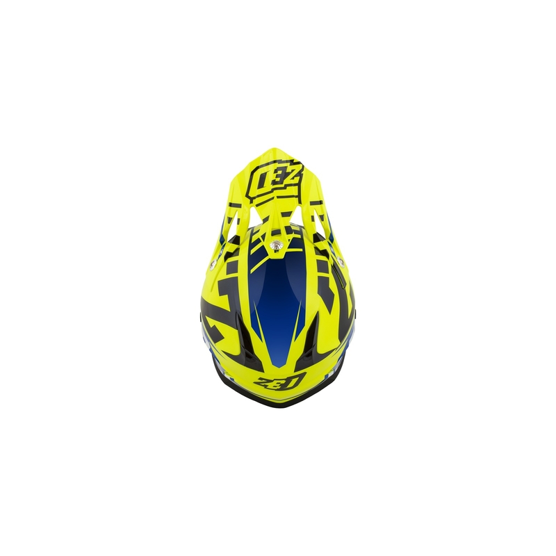 ZED X1.9D gyerek motocross bukósisak kék-fluo sárga-fekete-fehér