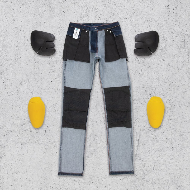 Oxford Original Approved Jeans AA motoros farmer sötét kék