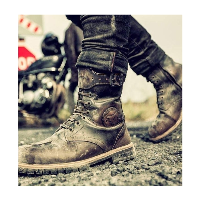 Stylmartin Rocket brown motoros cipő - II. minőség