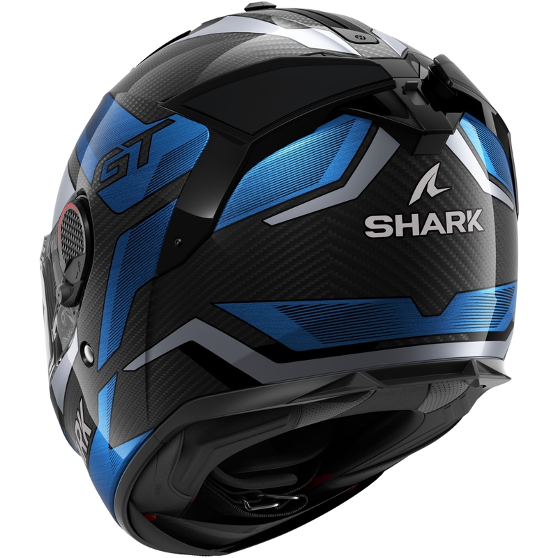 SHARK SPARTAN GT PRO Carbon Ritmo zárt bukósisak fekete-kék