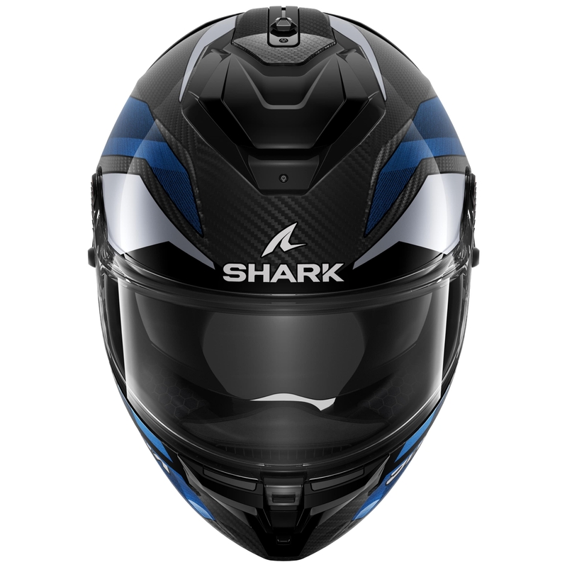 SHARK SPARTAN GT PRO Carbon Ritmo zárt bukósisak fekete-kék