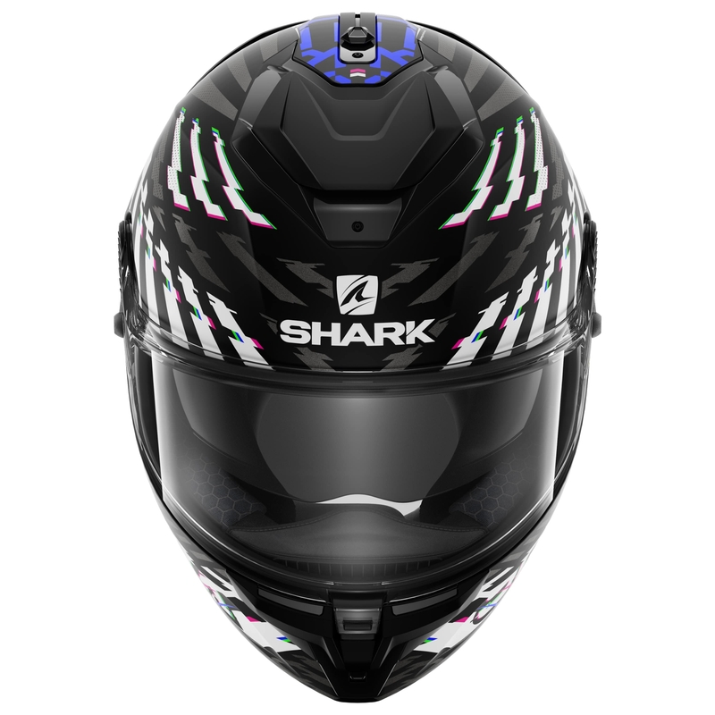SHARK SPARTAN GT E-BRAKE zárt bukósisak fekete-fekér-antracit