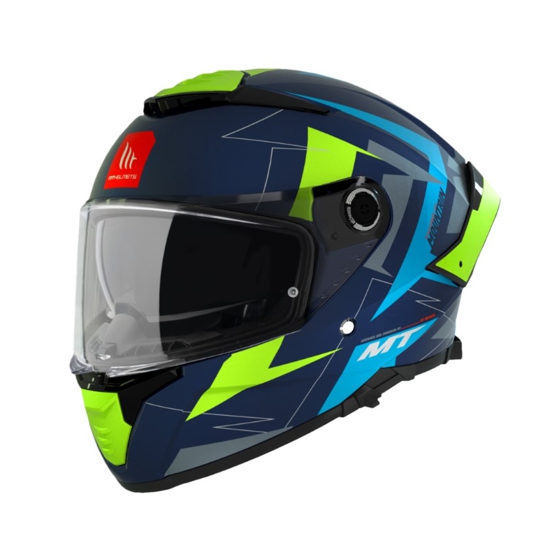 MT FF118SV Thunder 4 SV Mountain C7 zárt bukósisak szürke-zöld-kék