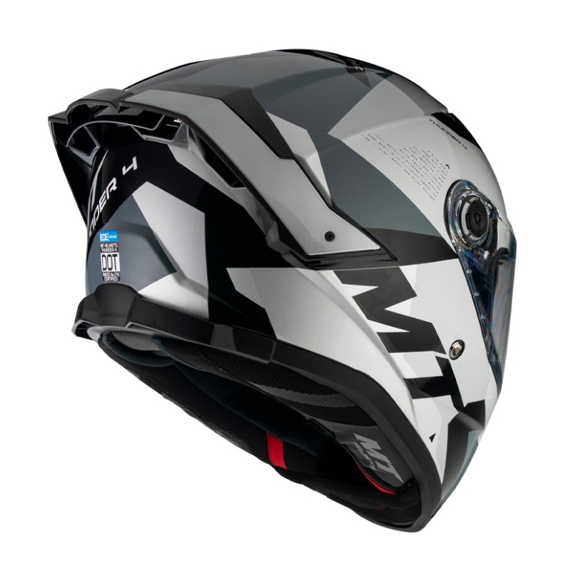 MT Thunder 4 SV Fade zárt bukósisak szürke