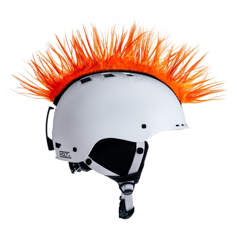 Mohawk sisak punk taréj narancssárga