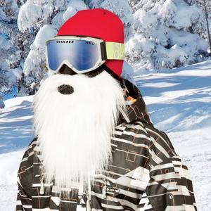 Beardski Santa maszk fehér