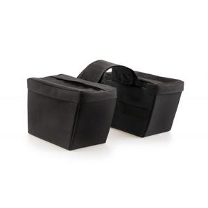 Semi-rigid saddlebag CUSTOMACCES ELTON AT0012N fekete pár