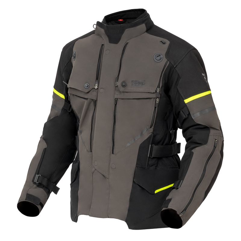 Rebelhorn Range antracit-fekete-fluo sárga motorkerékpár dzseki