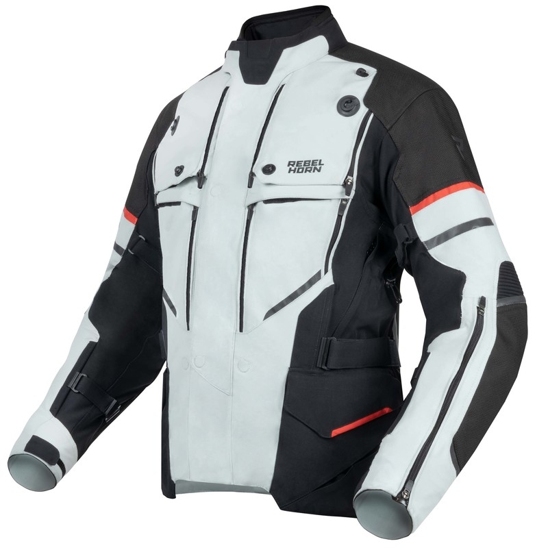 Rebelhorn Range szürke-fekete-piros motoros dzseki
