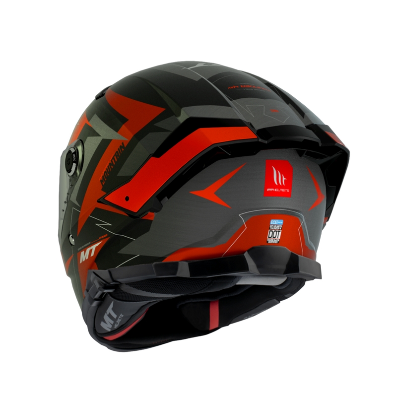 MT FF118SV Thunder 4 SV Mountain C5 zárt bukósisak fekete-piros