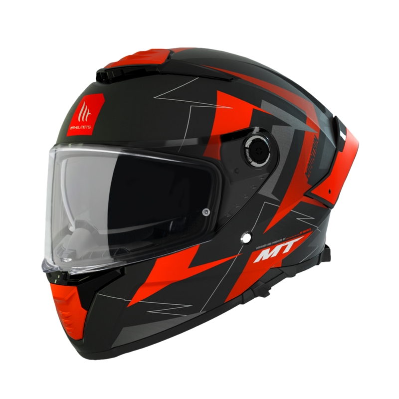 MT FF118SV Thunder 4 SV Mountain C5 zárt bukósisak fekete-piros