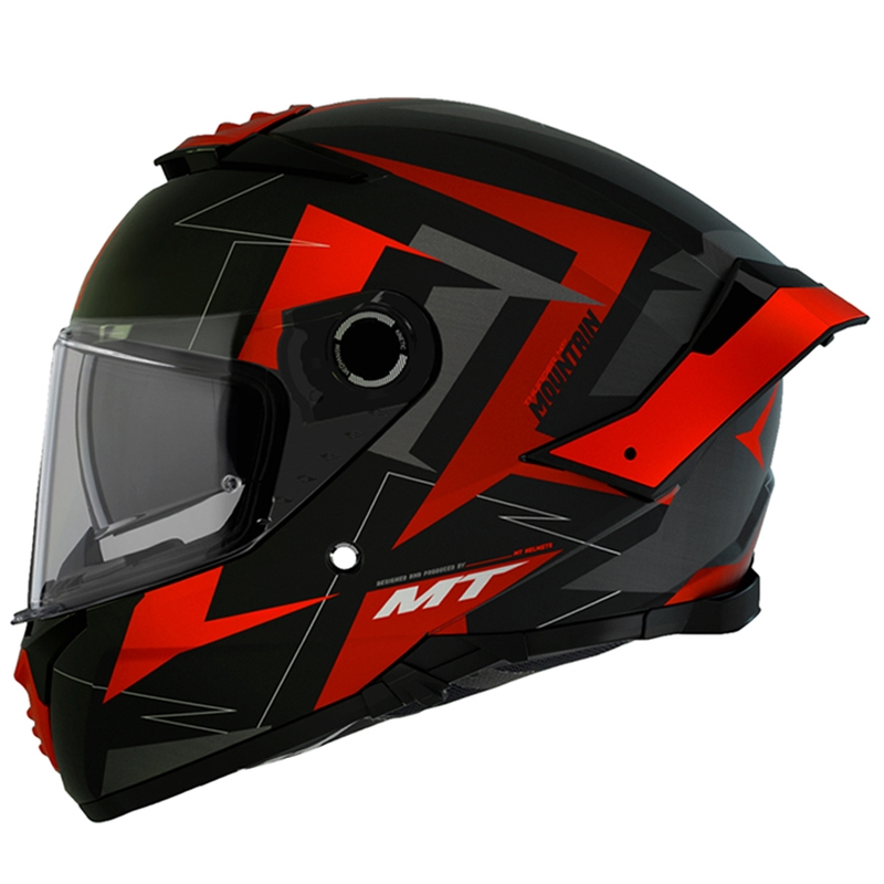 MT FF118SV Thunder 4 SV Mountain C5 zárt bukósisak fekete-piros