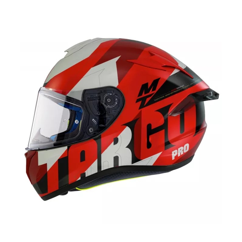 MT Targo Pro Biger zárt bukósisak piros