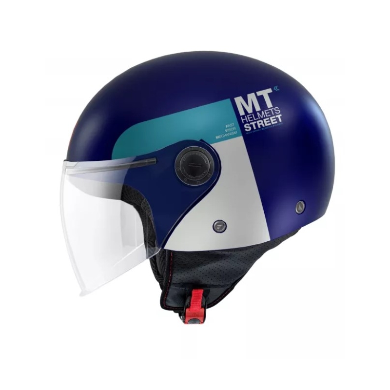 MT Street Inboard C7 nyitott bukósisak kék