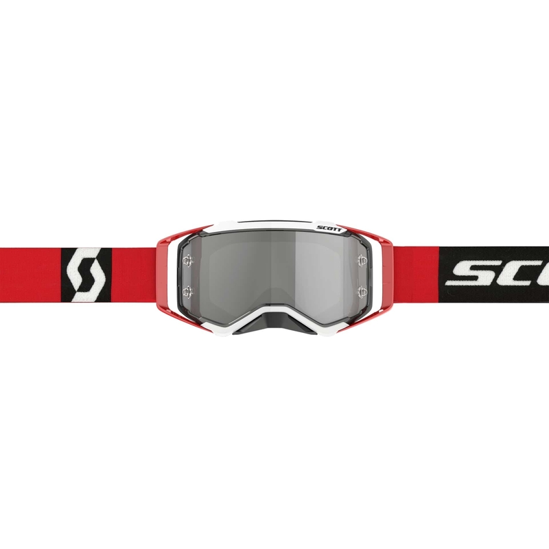 SCOTT Prospect CH motocross szemüveg piros-fekete-ezüst
