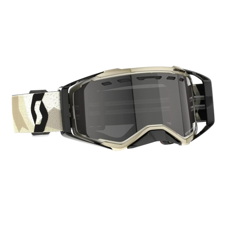 SCOTT Enduro LS motocross szemüveg camo bézs-fekete-szürke