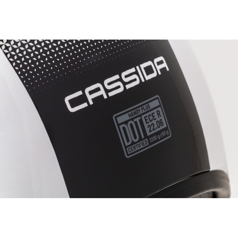 Cassida Handy Plus nyitott bukósisak fehér-fekete