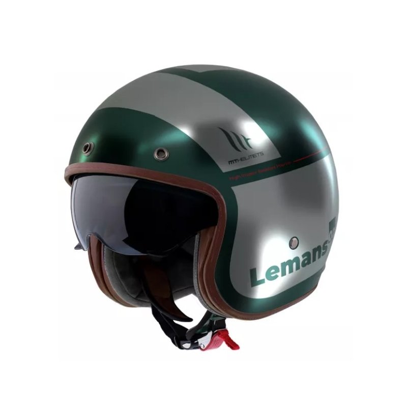 MT LeMans 2 SV Quality C2 nyitottt bukósisak zöld-szürke