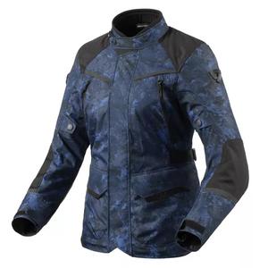 Revit Voltiac 3 H2O női motoros kabát camo kék výprodej