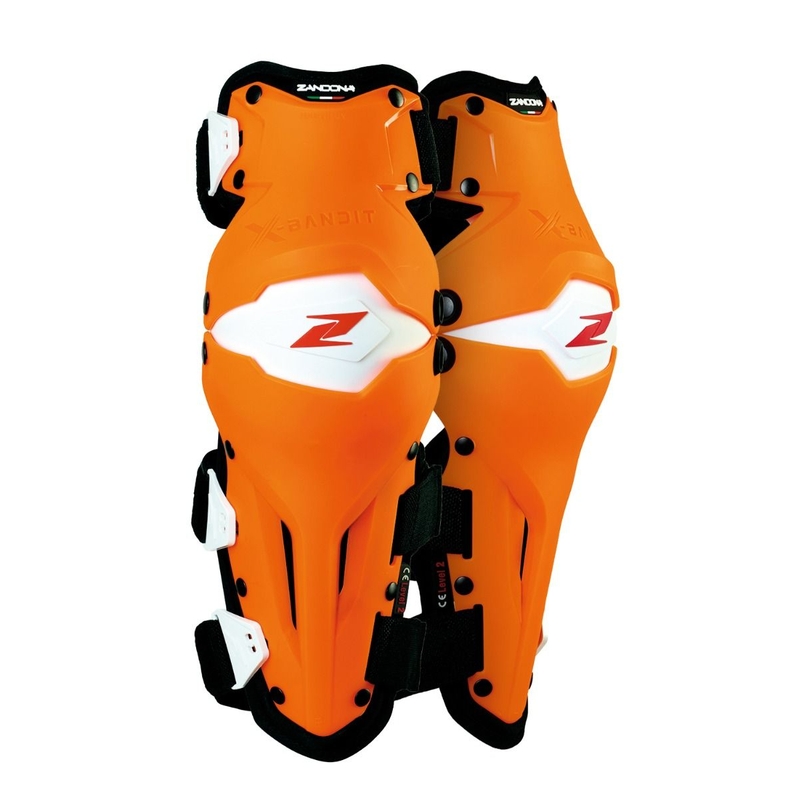 Zandona X-Bandit térd protektor fehér-narancssárga