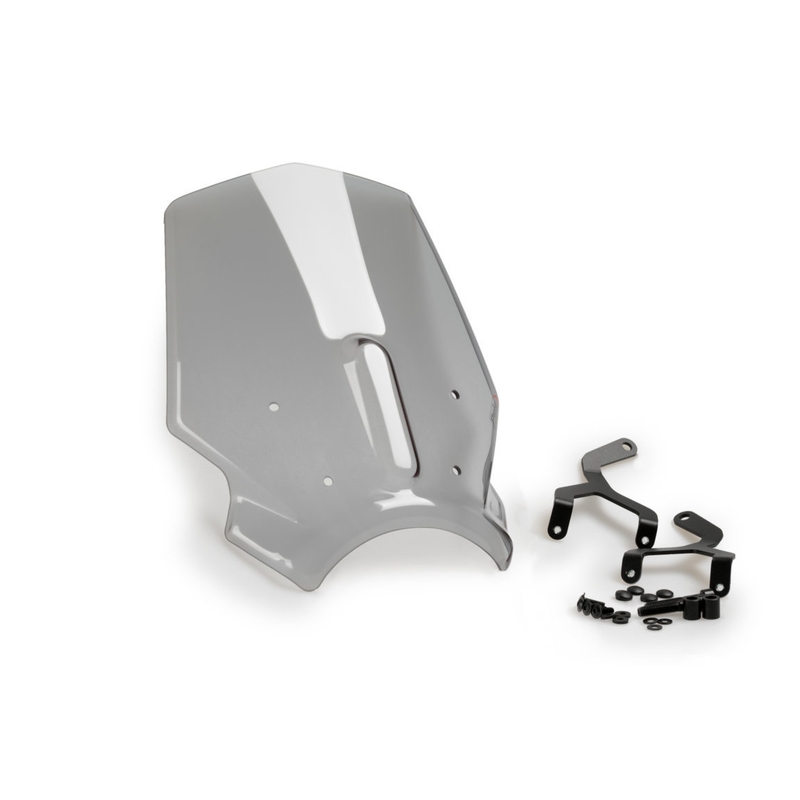 Windshield PUIG NEW GEN. SPORT smoke részére HONDA CB 1000 R, RA (ABS) 2021-2025, HONDA CB 1000 R Neo Sports Café 2018-2025