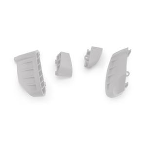 Spare rubber ends PUIG PRO 2.0 20872U gray