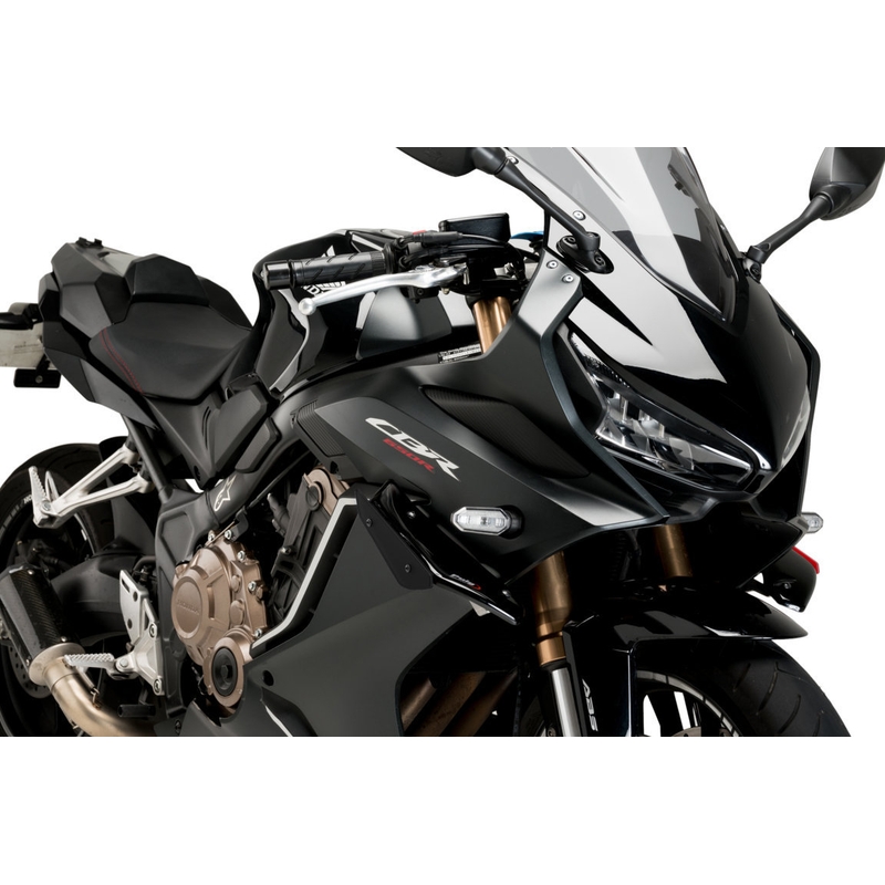 Side spoilers PUIG DOWNFORCE fekete részére HONDA CBR 650 R 2021-2023