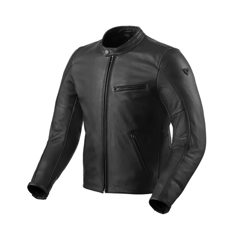 Revit Rino motoros bőr dzseki fekete