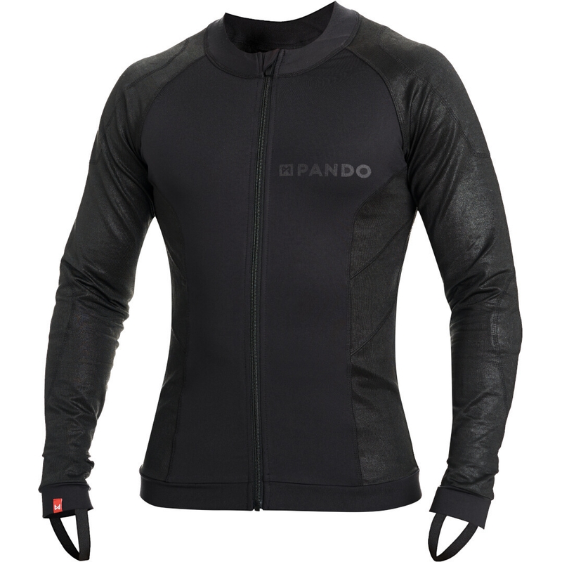 PANDO MOTO Shell UH 03 hosszú ujjú póló fekete kiárusítás