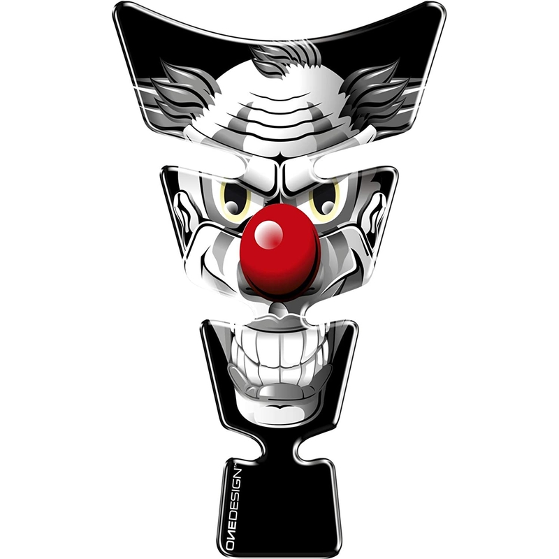 Print Clown üzemanyagtartály matrica - tankpad szürke