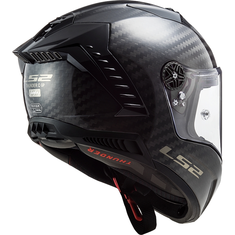 LS2 FF805 Thunder Carbon zárt bukósisak fekete