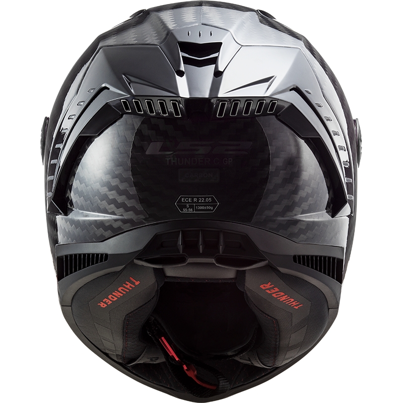 LS2 FF805 Thunder Carbon zárt bukósisak fekete