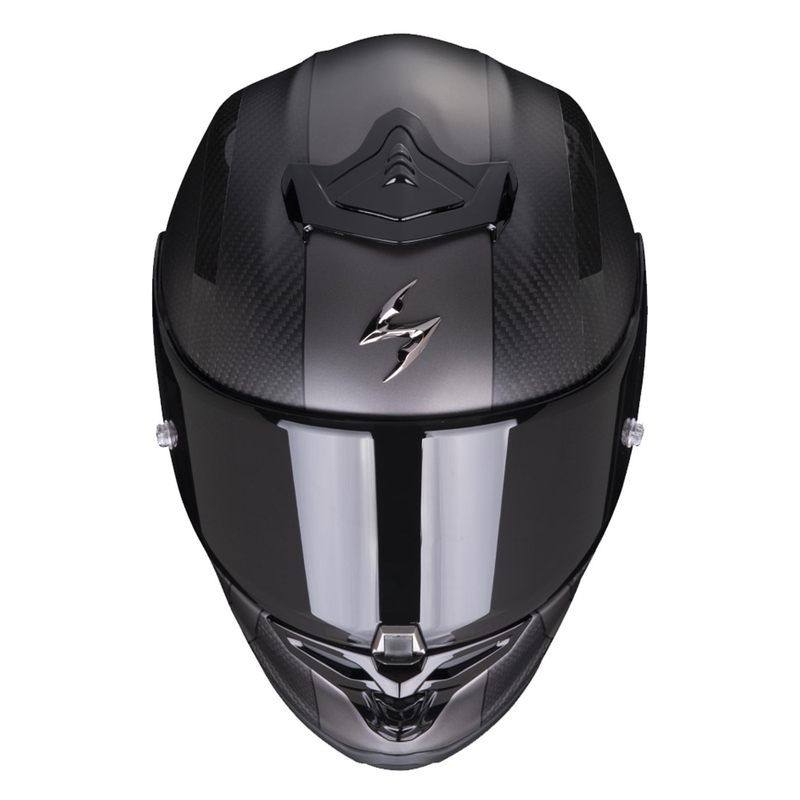 Scorpion EXO-R1 EVO Carbon Air MG zárt bukósisak fekete-ezüst