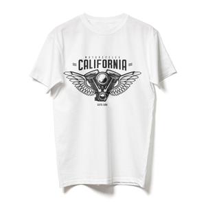 RSA California póló fehér kiárusítás