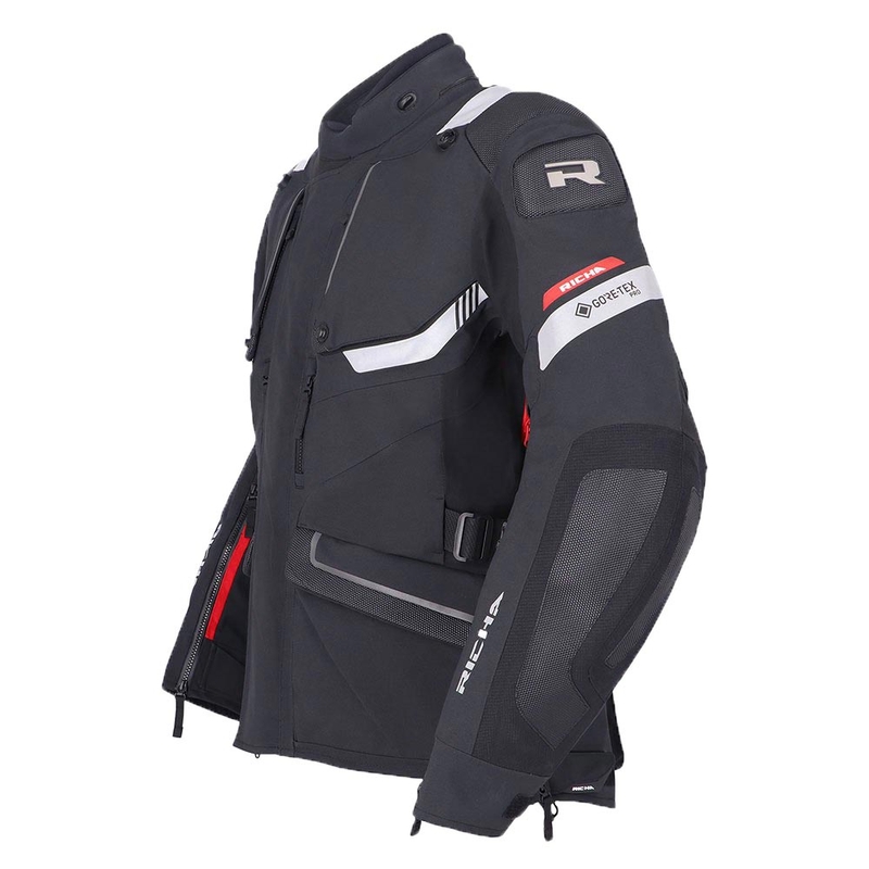 RICHA Armada GTX Pro motoros kabát fekete kiárusítás
