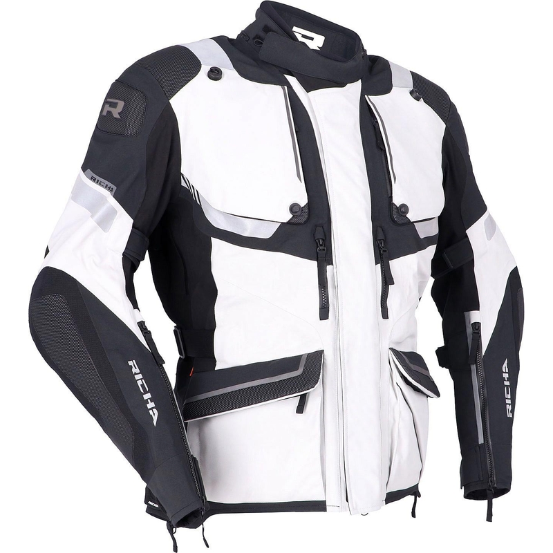 RICHA Armada GTX Pro motoros kabát szürke-fekete kiárusítás