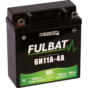 Zselés akkumulátor FULBAT 6N11A-4A GEL