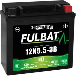 Zselés akkumulátor FULBAT 12N5.5-3B GEL