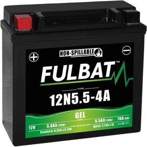 Zselés akkumulátor FULBAT 12N5.5-4A GEL