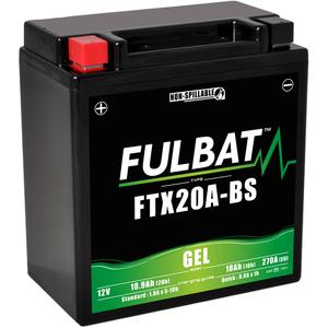 Zselés akkumulátor FULBAT FTX20A-BS GEL