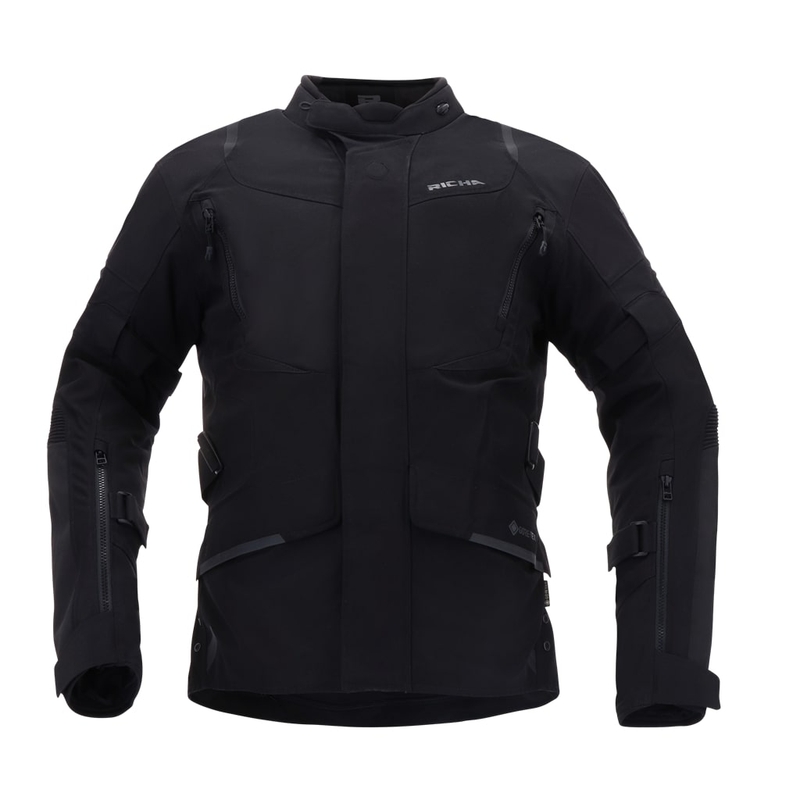 RICHA Cyclone 2 GTX motoros kabát fekete kiárusítás
