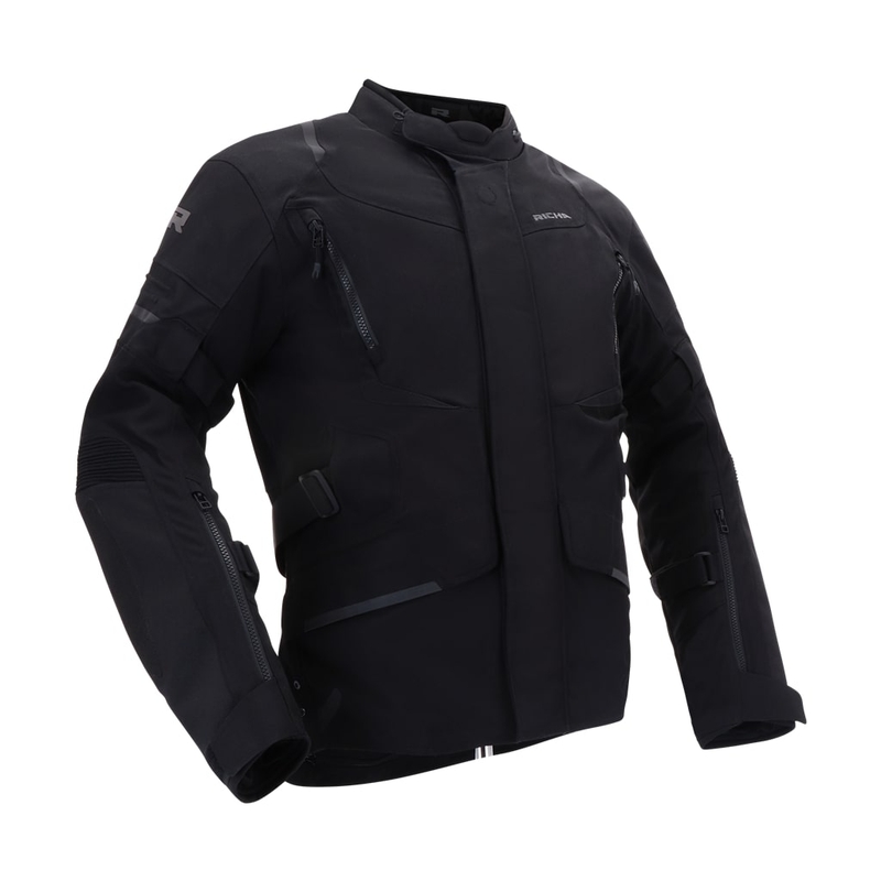 RICHA Cyclone 2 GTX motoros kabát fekete kiárusítás