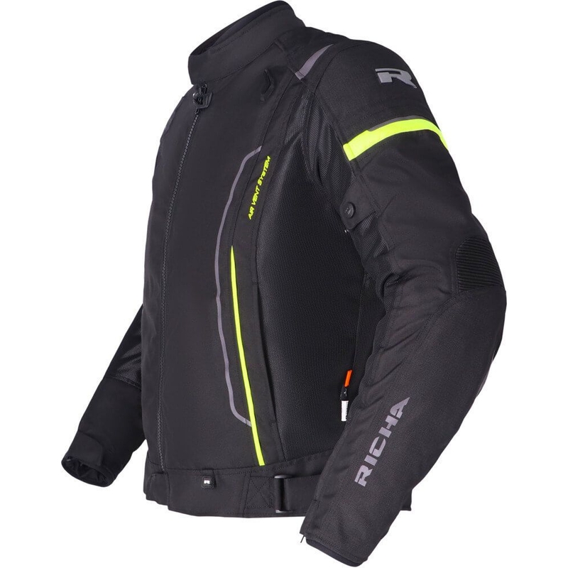 RICHA Airstream 3 motoros dzeki fekete-fluo sárga kiárusítás
