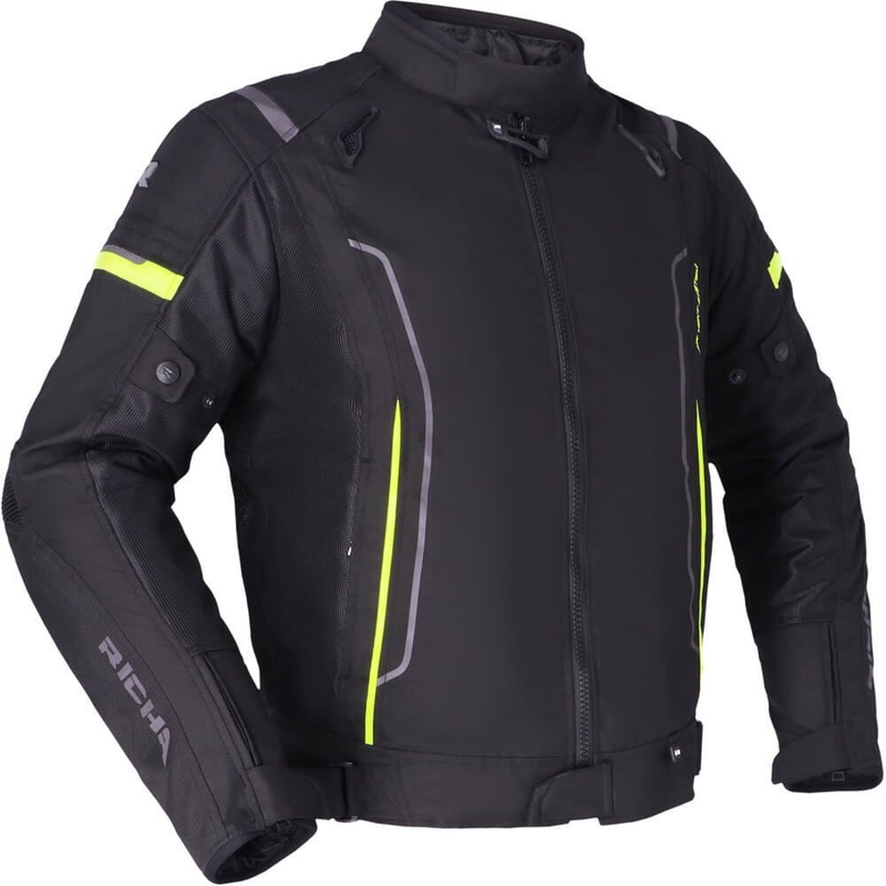 RICHA Airstream 3 motoros dzeki fekete-fluo sárga kiárusítás