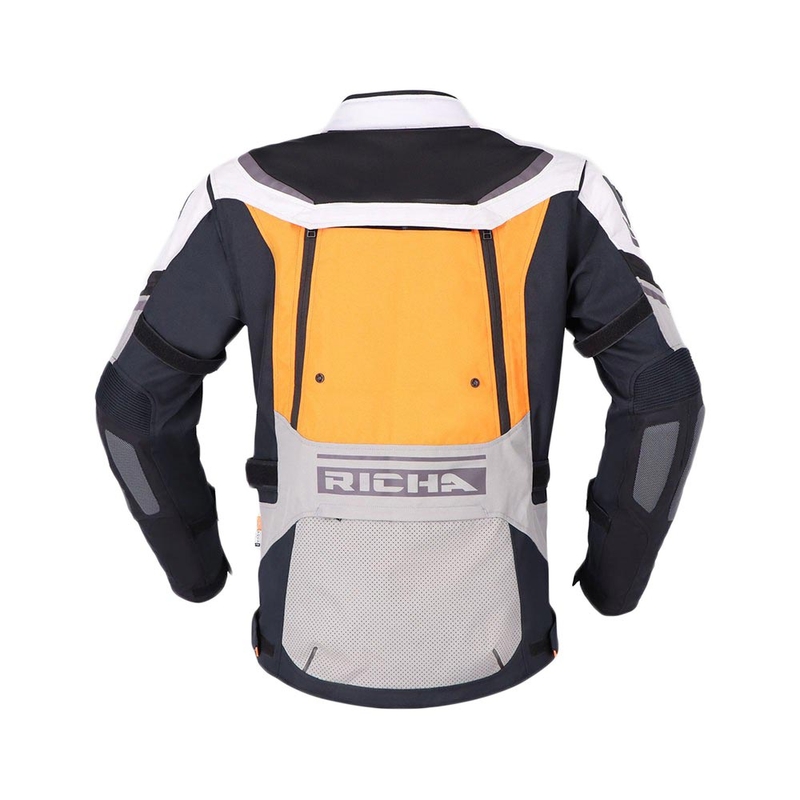 RICHA Infinity 2 Adventure motoros kabát szürke-narancssárga kiárusítás