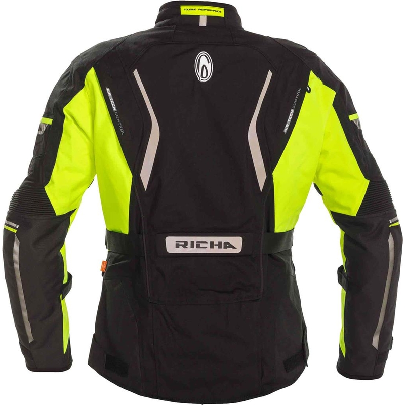 RICHA Infinity 2 női motoros kabát fekete-fluo sárga kiárusítás