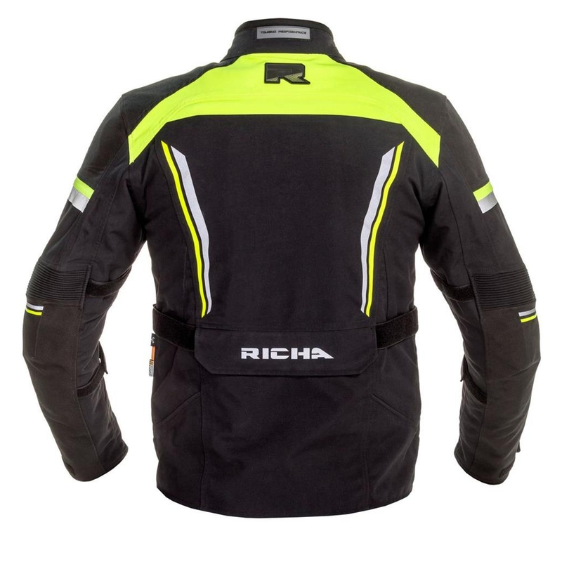 RICHA Infinity 2 Pro motoros kabát fekete-fluo sárga kiárusítás